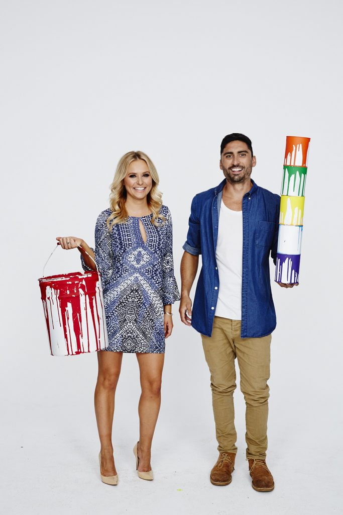 House Rules contestants Claire and Hagan. House Rules contestants Claire and Hagan.