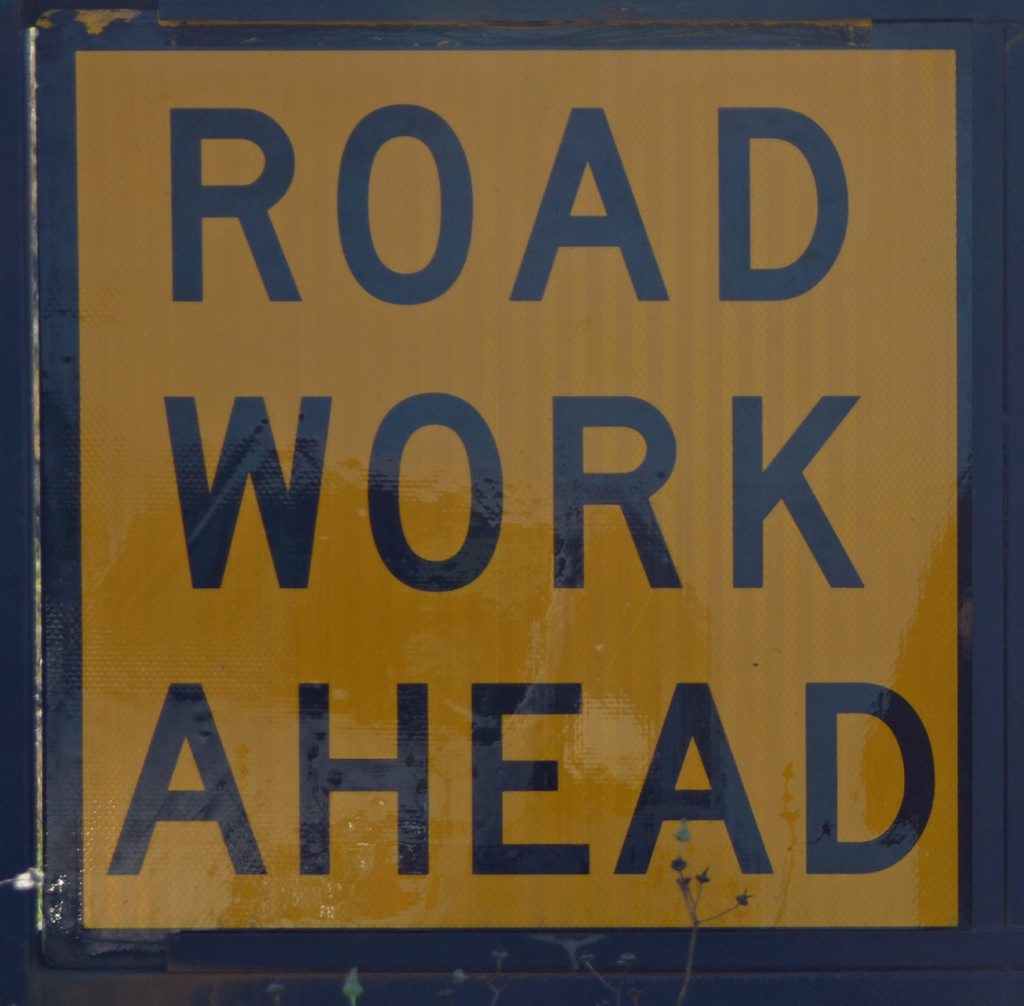 ROAD WORKS AHEAD: Photo: Jodie Dixon / Isis Town & Country ROAD WORKS AHEAD: Photo: Jodie Dixon / Isis Town & Country