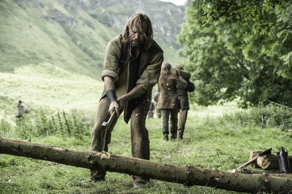 Rory McCann as The Hound in a scene from Game of Thrones. Rory McCann as The Hound in a scene from Game of Thrones.