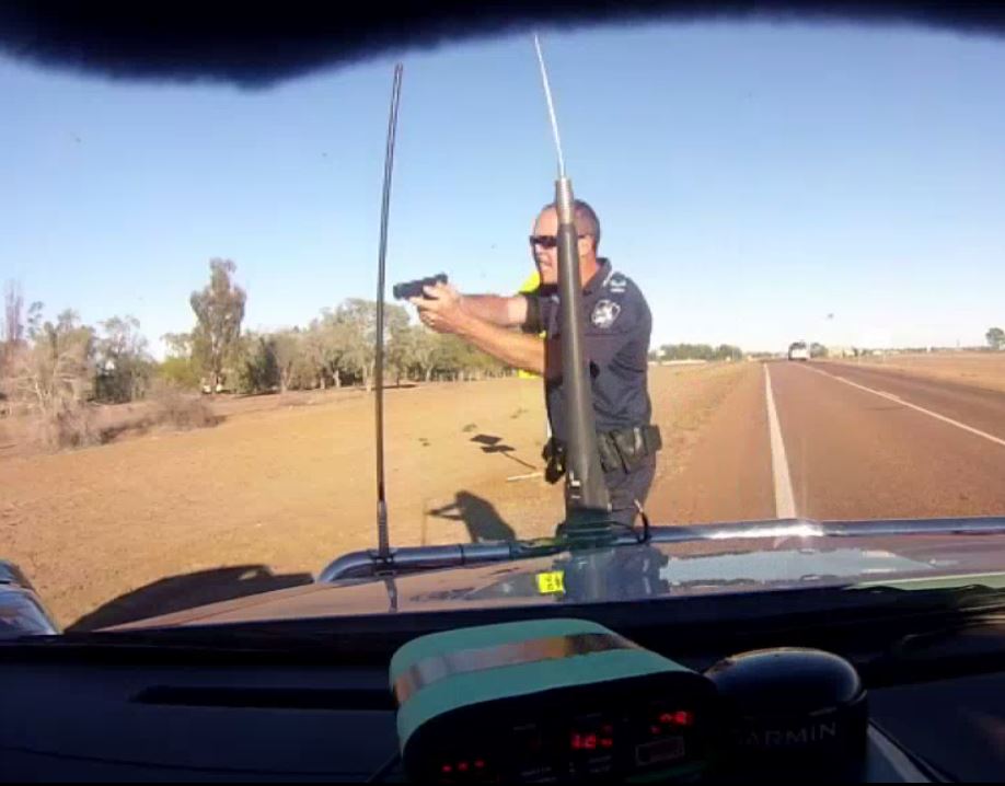 QLD cop guilty of assault over bizarre outback chase