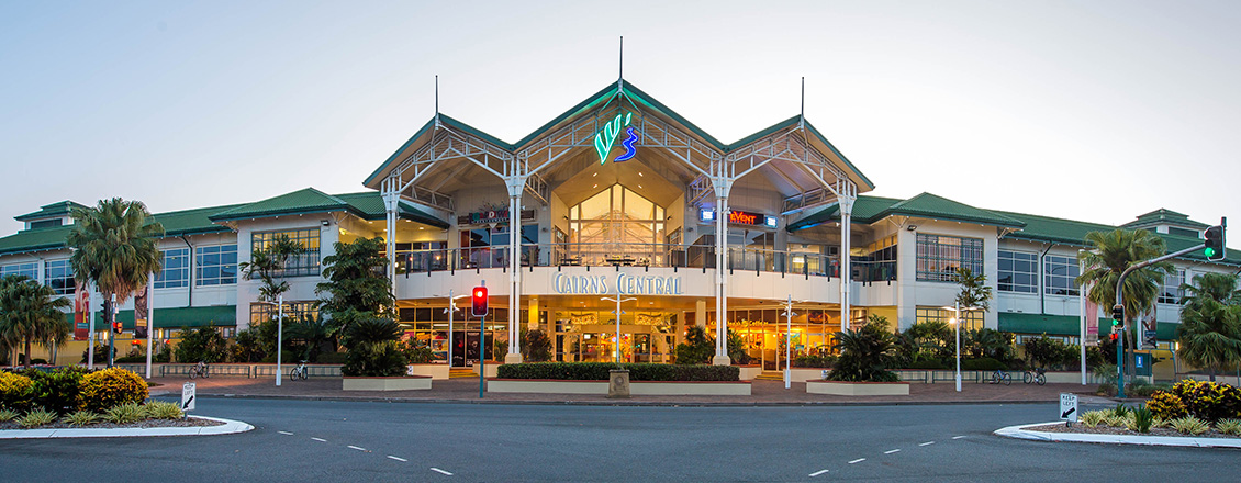 The woman was pushed and punched outside Cairns Central Shopping Centre The woman was pushed and punched outside Cairns Central Shopping Centre