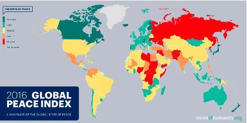 A snapshot of the Global Peace Index 2016 A snapshot of the Global Peace Index 2016
