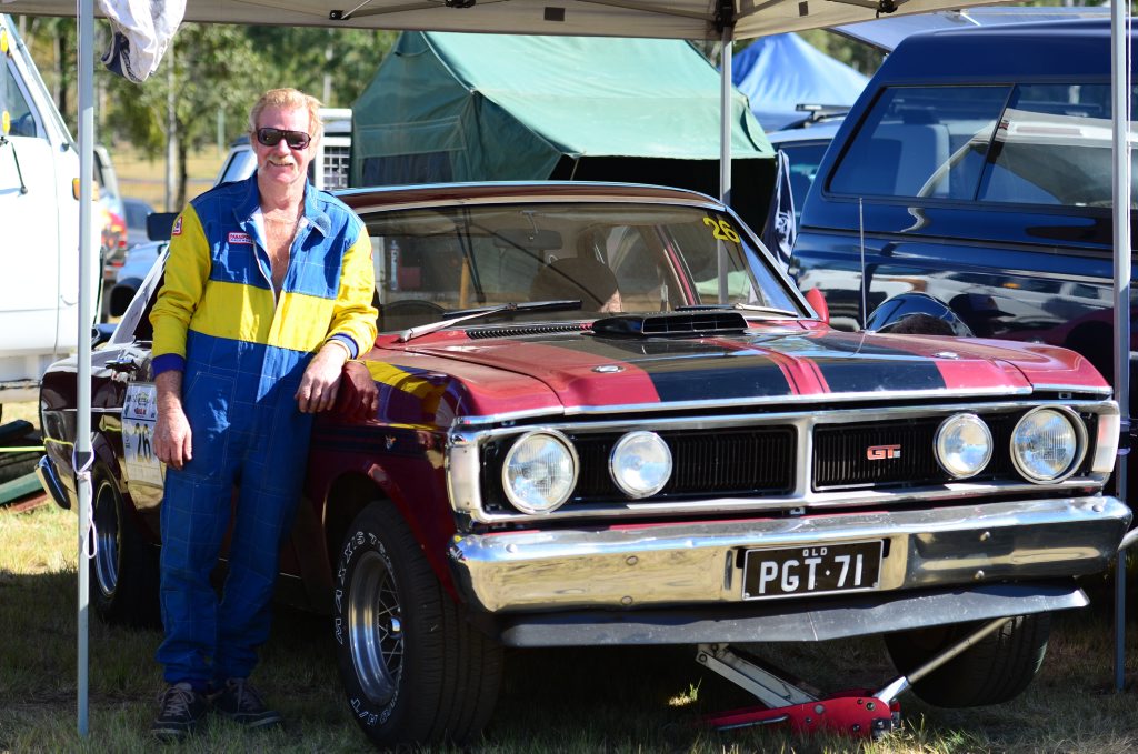 Kingaroy's Peter Wainwright encountered some early problems at the Wondai Street Sprints on Saturday, June 11. Kingaroy's Peter Wainwright encountered some early problems at the Wondai Street Sprints on Saturday, June 11.
