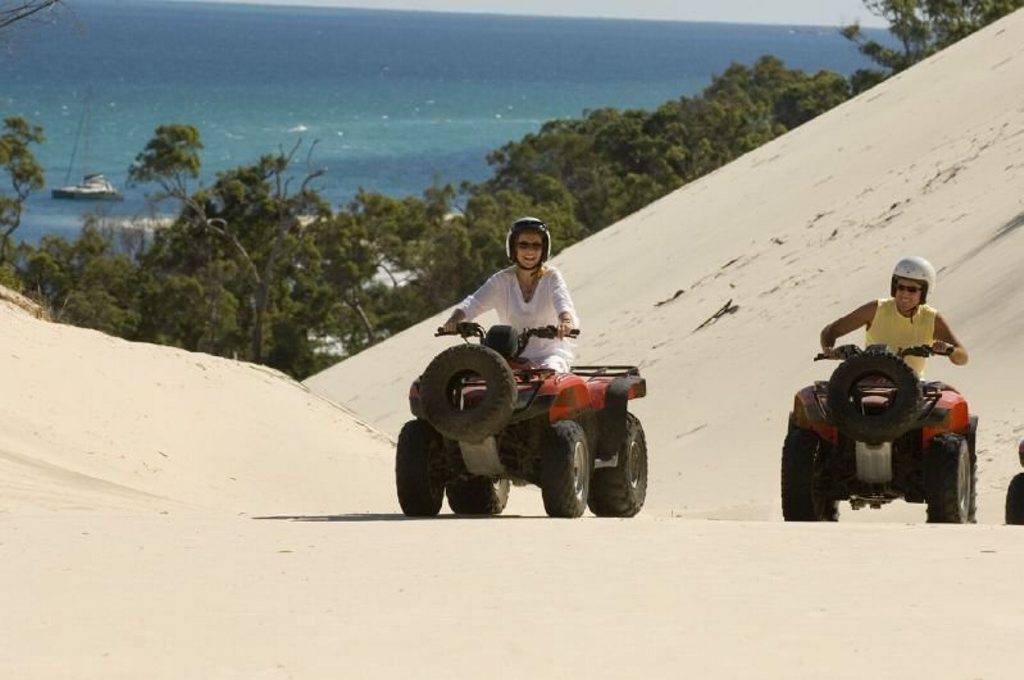 Explore Moreton Island by dune buggy. Photo Contributed Explore Moreton Island by dune buggy. Photo Contributed