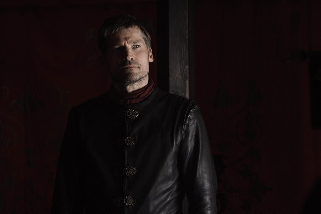 Nikolaj Coster-Waldau in a scene from season six episode eight of Game of Thrones. Nikolaj Coster-Waldau in a scene from season six episode eight of Game of Thrones.