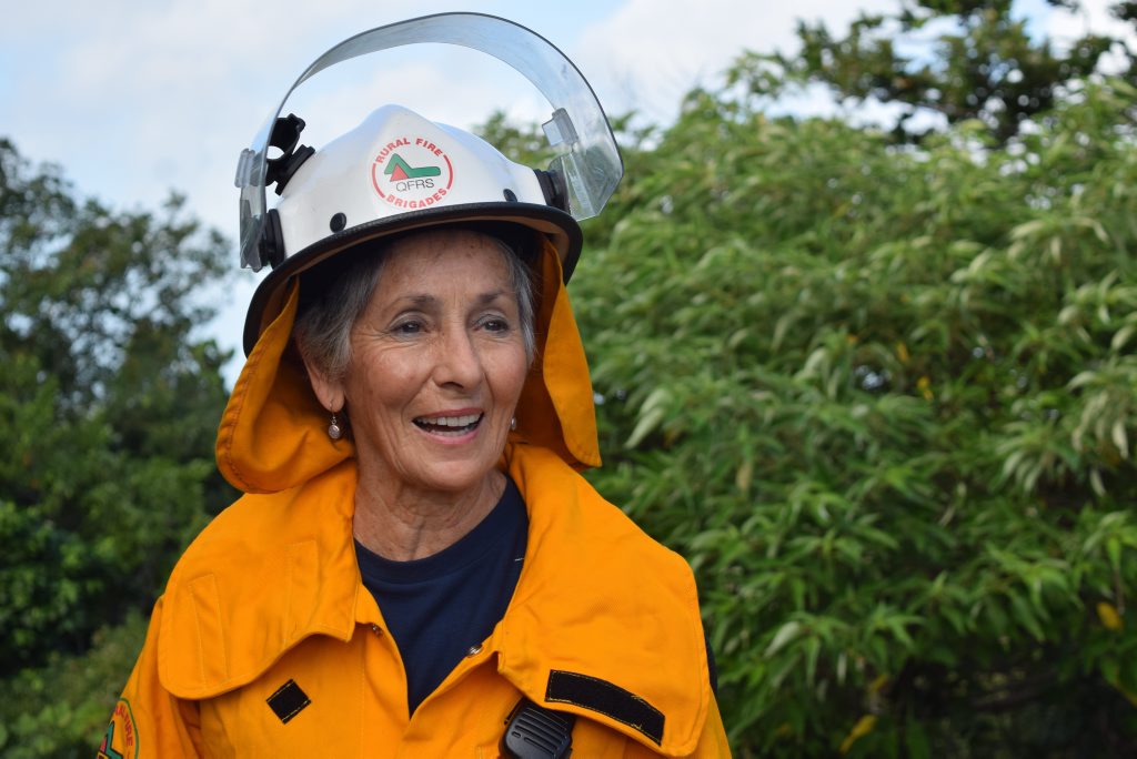 Habana Rural Fire Brigade's Maxine Godley.Photo: Emily Smith Habana Rural Fire Brigade's Maxine Godley.Photo: Emily Smith
