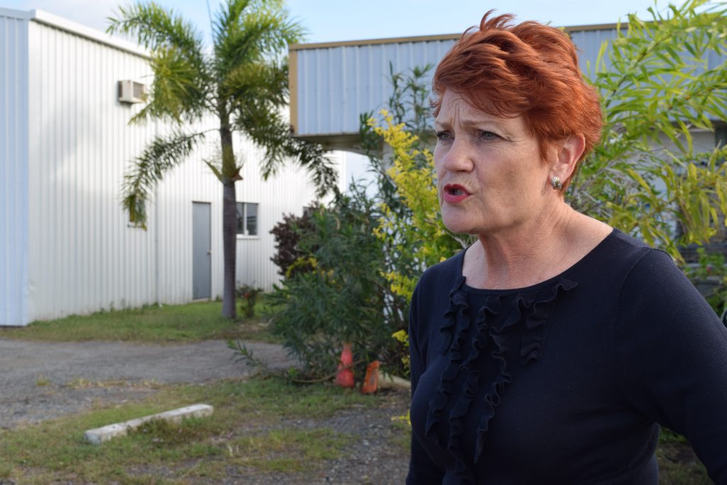 Queensland Senate candidate Pauline Hanson during a trip to Mackay.Photo: Emily Smith Queensland Senate candidate Pauline Hanson during a trip to Mackay.Photo: Emily Smith