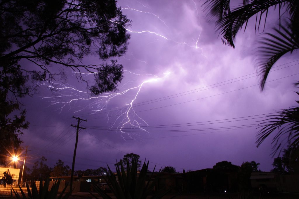 ELECTRIC VEINS: Recent storms around Bundaberg produced some great lightning shows. Photo: Paul Donaldson / NewsMail ELECTRIC VEINS: Recent storms around Bundaberg produced some great lightning shows. Photo: Paul Donaldson / NewsMail