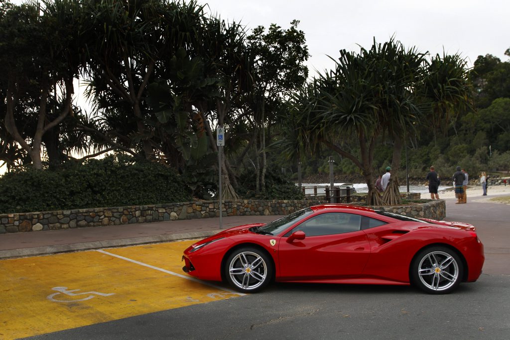 2016 Ferrari 488 GTB. Photo: Iain Curry 2016 Ferrari 488 GTB. Photo: Iain Curry