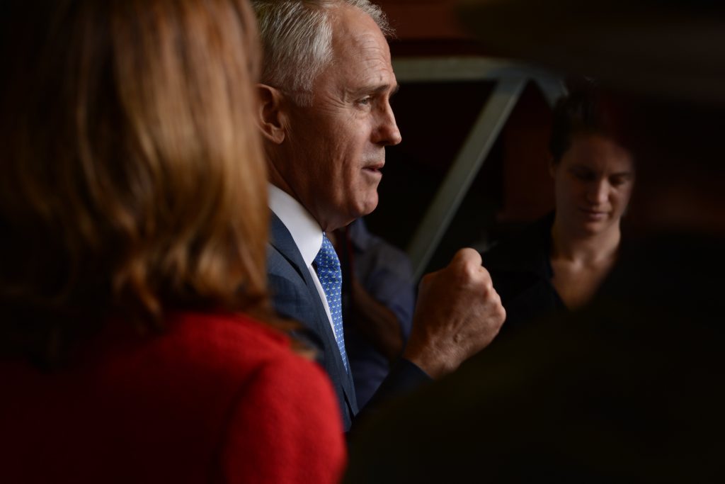 Malcolm Turnbull during the campaign trail. Malcolm Turnbull during the campaign trail.