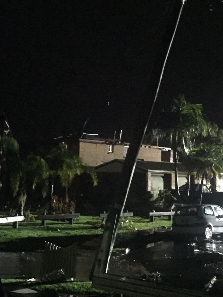 An image posted to Sunny Coast Community Board by Tamika Cahill of damage at Akeringa Place, Mooloolaba. An image posted to Sunny Coast Community Board by Tamika Cahill of damage at Akeringa Place, Mooloolaba.