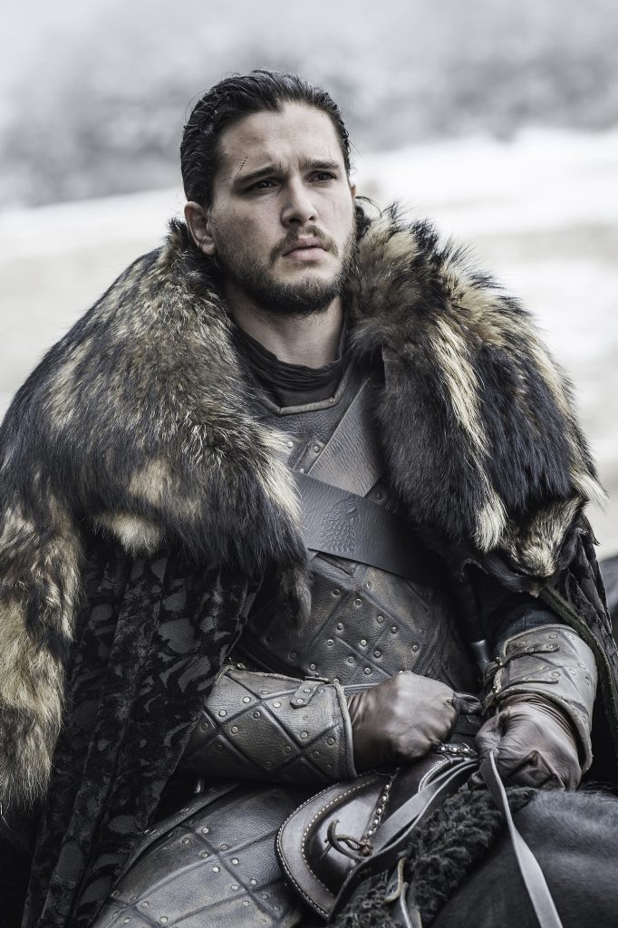 Kit Harington as Jon Snow in a scene from season six episode nine of Game of Thrones. Kit Harington as Jon Snow in a scene from season six episode nine of Game of Thrones.