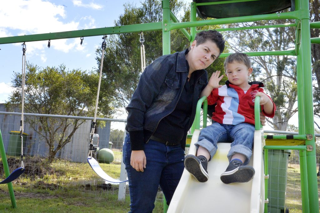 Ruth Christodoulou with her five-year-old son Nixon. Ruth Christodoulou with her five-year-old son Nixon.