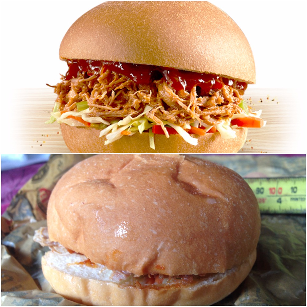 KFC burger. Expectation vs reality KFC burger. Expectation vs reality