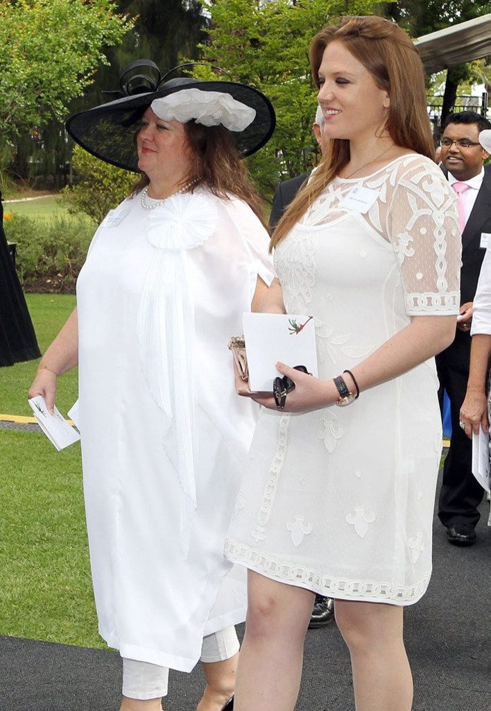 Gina Rinehart (left) and her youngest daughter Ginia who is tipped to marry Sunshine Coast man Simon Robinson. Gina Rinehart (left) and her youngest daughter Ginia who is tipped to marry Sunshine Coast man Simon Robinson.