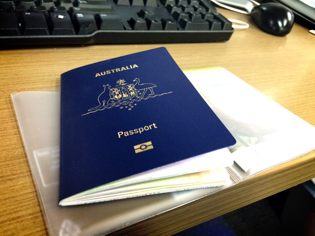 Australian passport.Photo Cas Garvey / Daily Mercury Australian passport.Photo Cas Garvey / Daily Mercury
