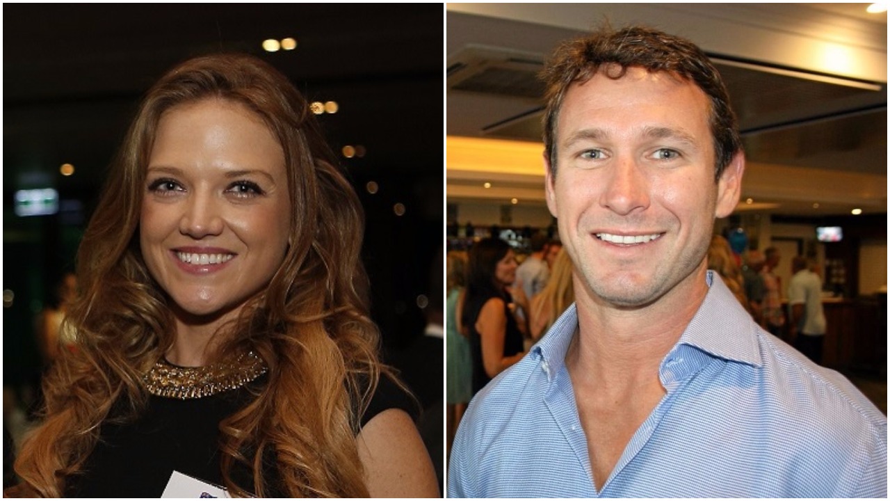 Ginia Rinehart and Simon Robinson were married on Hamilton Island at the weekend. Ginia Rinehart and Simon Robinson were married on Hamilton Island at the weekend.