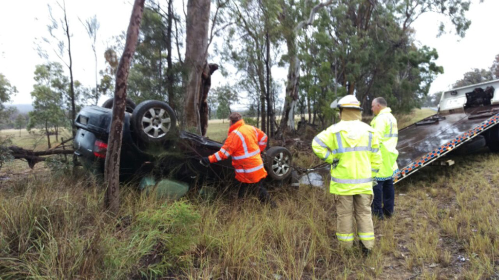 Elderly driver left shaken after Warwick crash