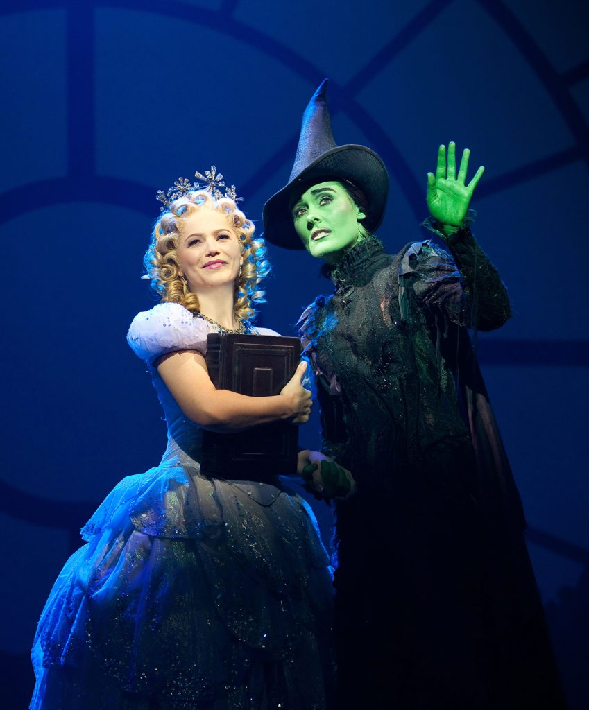 Suzie Mathers and Jemma Rix in a scene from Wicked The Musical. Please credit photo to Juho Sim. Suzie Mathers and Jemma Rix in a scene from Wicked The Musical. Please credit photo to Juho Sim.