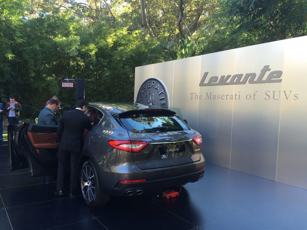 Sydney reveal of Maserati's new Levante SUV. Photo: Iain Curry / Sunshine Coast Daily Sydney reveal of Maserati's new Levante SUV. Photo: Iain Curry / Sunshine Coast Daily