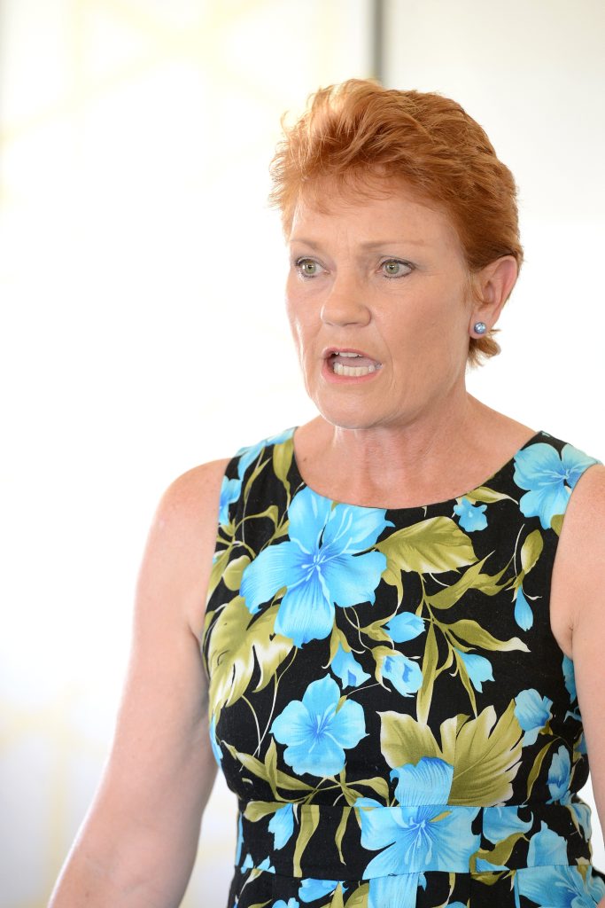 The Rosewood District Protection Organisation held a forum at the Rosewood Uniting Church about mining in the area. Pauline Hanson, One Nation leader and candidate for Lockyer addresses the group. Photo: Kate Czerny / The Queensland Times The Rosewood District Protection Organisation held a forum at the Rosewood Uniting Church about mining in the area. Pauline Hanson, One Nation leader and candidate for Lockyer addresses the group. Photo: Kate Czerny / The Queensland Times
