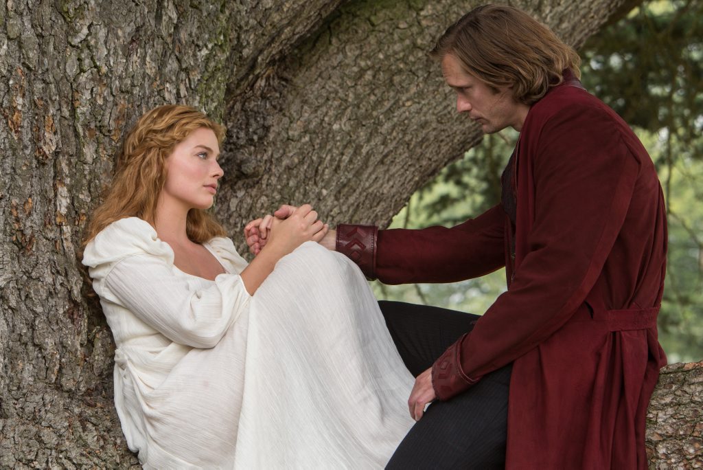Margot Robbie and Alexander Skarsgard in a scene from the movie The Legend of Tarzan. Margot Robbie and Alexander Skarsgard in a scene from the movie The Legend of Tarzan.