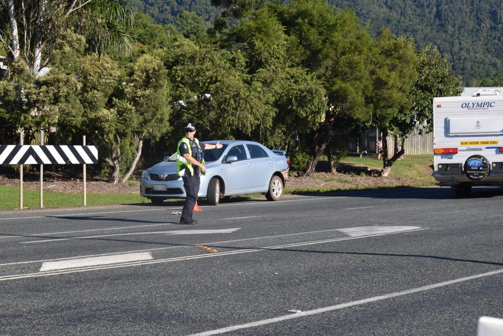 CRASH: Police, ambulance and the fire department attended the scene of a two vehicle crash on Shute Harbour Road in Cannonvale this afternoon. Photo Inge Hansen / Whitsunday Times. CRASH: Police, ambulance and the fire department attended the scene of a two vehicle crash on Shute Harbour Road in Cannonvale this afternoon. Photo Inge Hansen / Whitsunday Times.