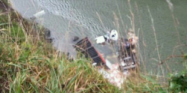 The scene of the crash. The scene of the crash.
