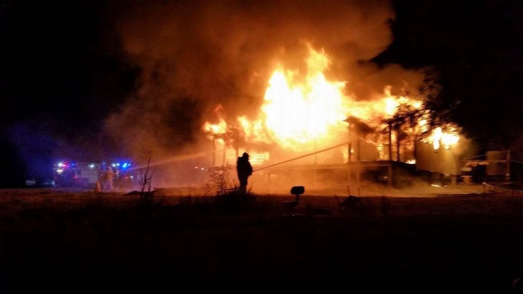 Fire destroyed Rosie Brown and Craig Cowley's home at Home Creek on July 4, 2016. Fire destroyed Rosie Brown and Craig Cowley's home at Home Creek on July 4, 2016.