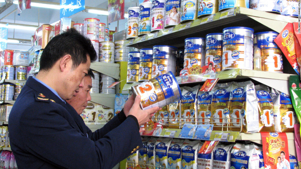 Chinese shoppers are willing to pay high prices for baby formula. Chinese shoppers are willing to pay high prices for baby formula.