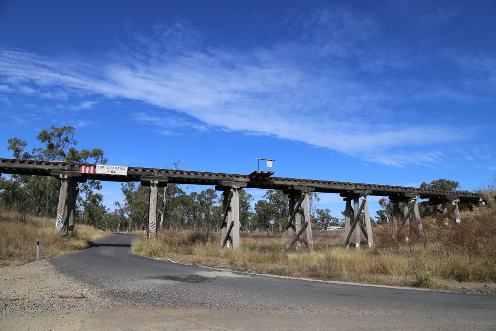 The Red Gully Bridge could be pulled down within the week. The Red Gully Bridge could be pulled down within the week.
