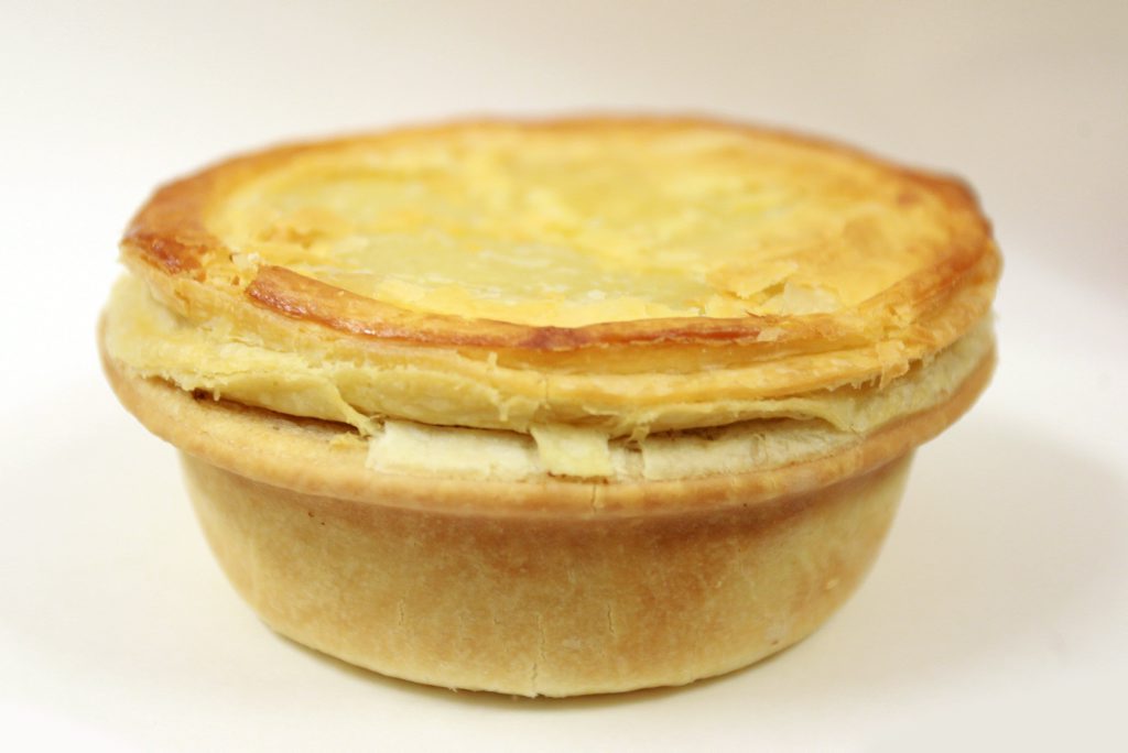 An under-cooked charcoal pie. An under-cooked charcoal pie.