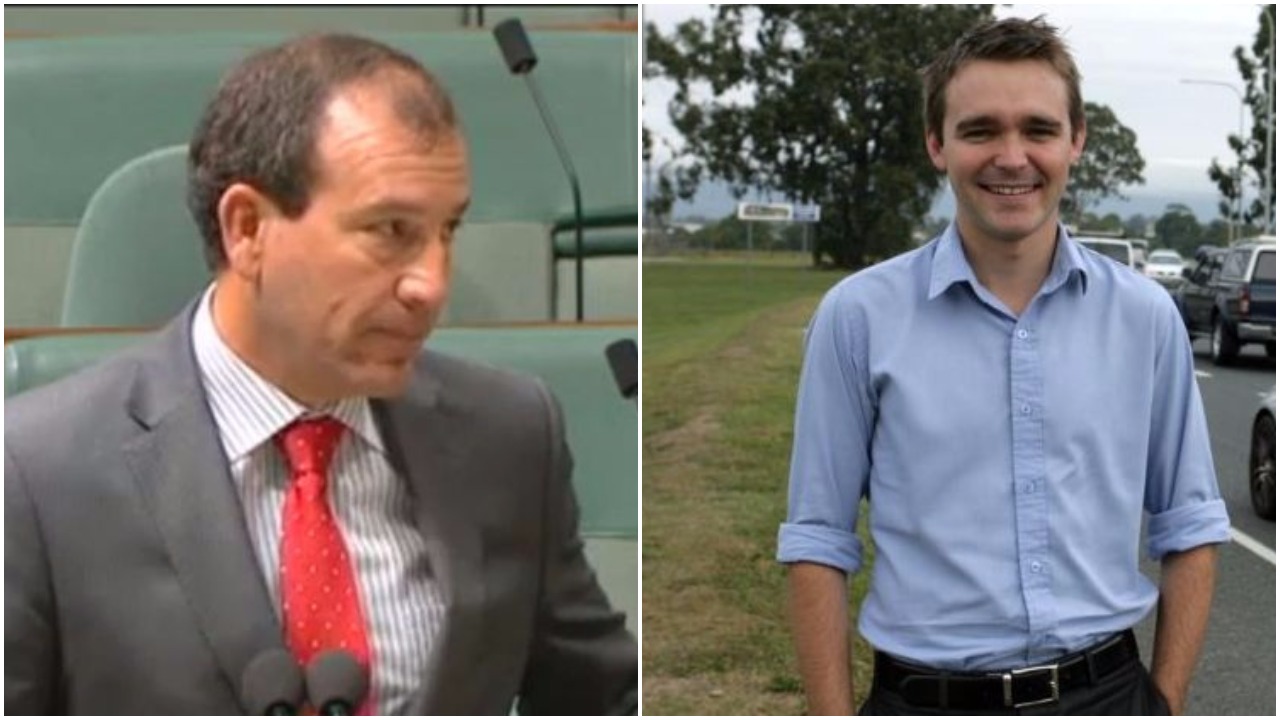 Mal Brough and Wyatt Roy... both served in the seat of Longman. Mal Brough and Wyatt Roy... both served in the seat of Longman.