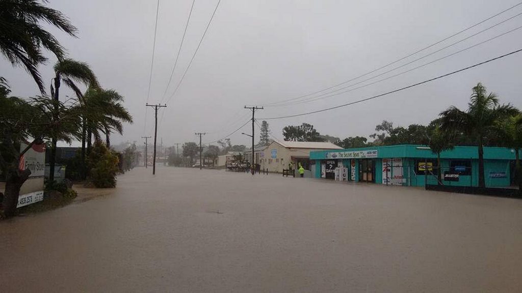 Charles St Yeppoon has significant flooding Photo: Contributed Charles St Yeppoon has significant flooding Photo: Contributed