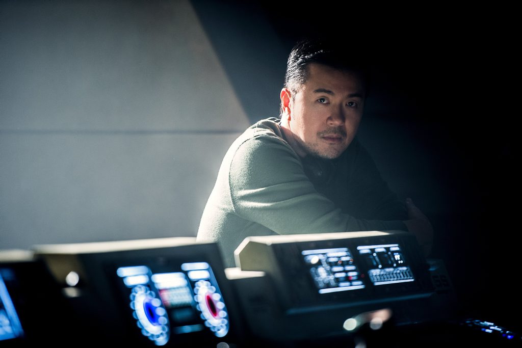Director Justin Lin on the set of Star Trek Beyond. Director Justin Lin on the set of Star Trek Beyond.