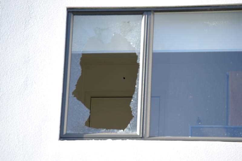 Bullett holes at the Ascot Vale house where former sport scientist Stephen Dank was shot and injured in Melbourne, Saturday, July, 23, 2016. Bullett holes at the Ascot Vale house where former sport scientist Stephen Dank was shot and injured in Melbourne, Saturday, July, 23, 2016.
