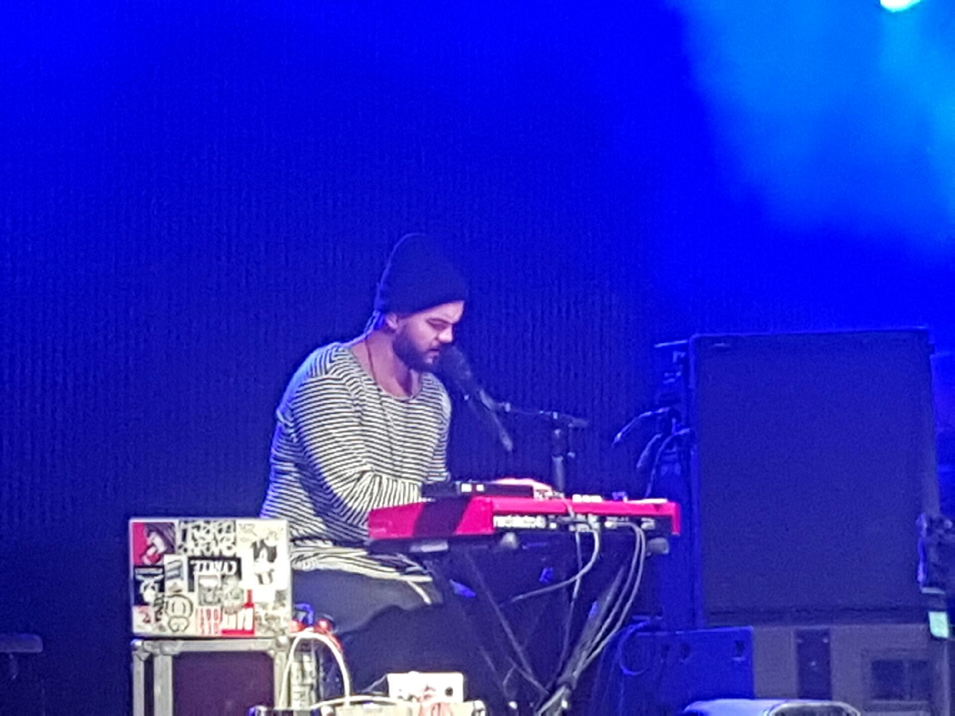 Guy Sebastian performs at Splendour in the Grass with Paces. Guy Sebastian performs at Splendour in the Grass with Paces.