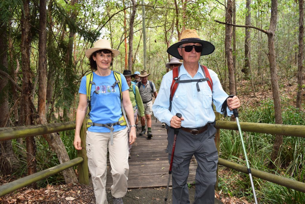 Ipswich Bushwalkers are looking for more members to join this year. Wendy Baker and Manfred Hoge of the Ipswich Bushwalkers. Photo: Anna Hartley. Ipswich Bushwalkers are looking for more members to join this year. Wendy Baker and Manfred Hoge of the Ipswich Bushwalkers. Photo: Anna Hartley.
