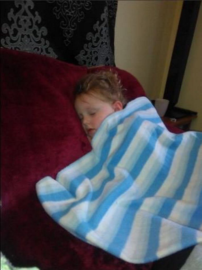 Kandace Cornell has fallen sick after drinking a Woolworth Homebrand juice box. Kandace Cornell has fallen sick after drinking a Woolworth Homebrand juice box.