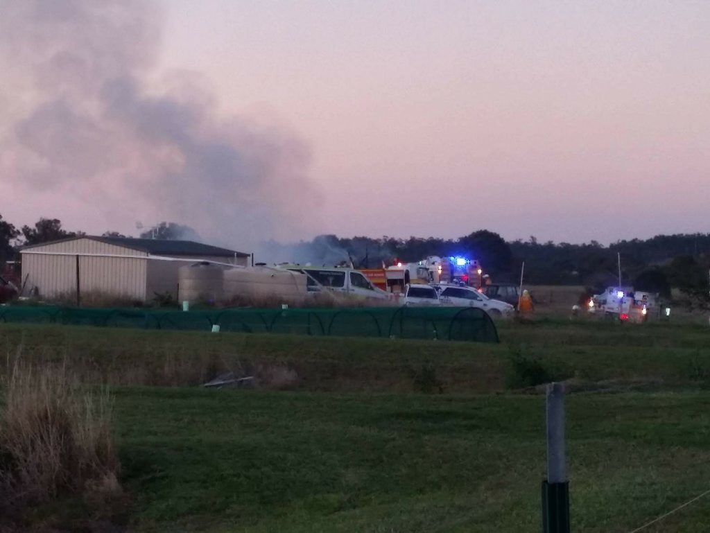 The house fire in Givelda.Photo Contributed The house fire in Givelda.Photo Contributed