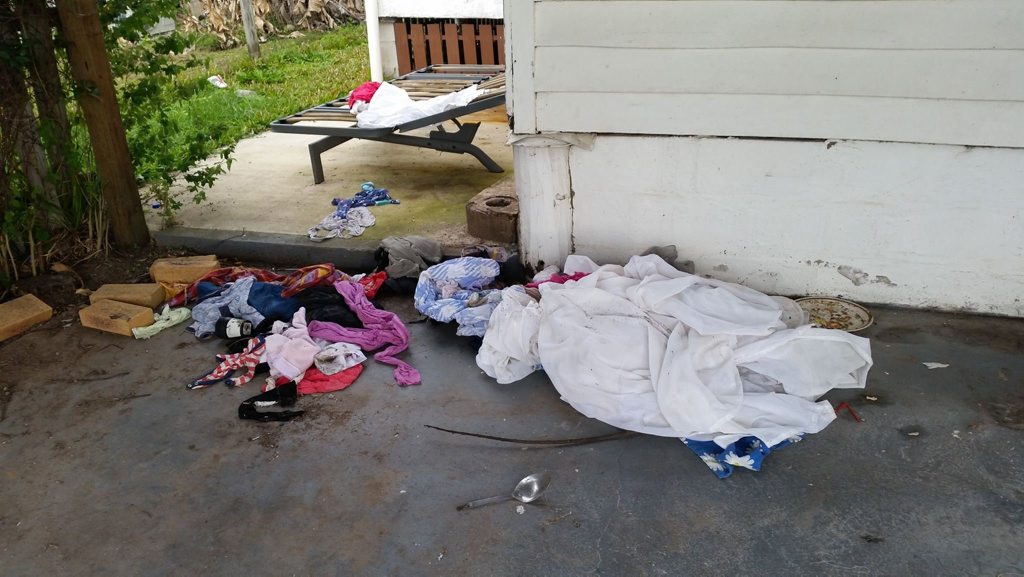CLEAN-UP: Tenants have left this rental property in Norville uninhabitable. CLEAN-UP: Tenants have left this rental property in Norville uninhabitable.