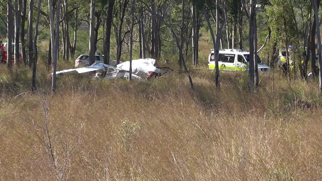 A man crashed his aircraft into trees at a rural Raglan property at 8.30am this morning. A man crashed his aircraft into trees at a rural Raglan property at 8.30am this morning.