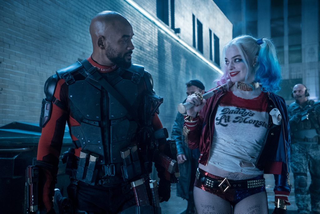 Will Smith and Margot Robbie in a scene from the movie Suicide Squad. Will Smith and Margot Robbie in a scene from the movie Suicide Squad.