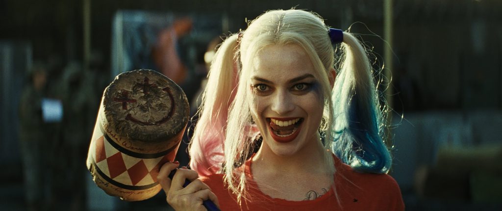 Margot Robbie in a scene from the movie Suicide Squad. Margot Robbie in a scene from the movie Suicide Squad.