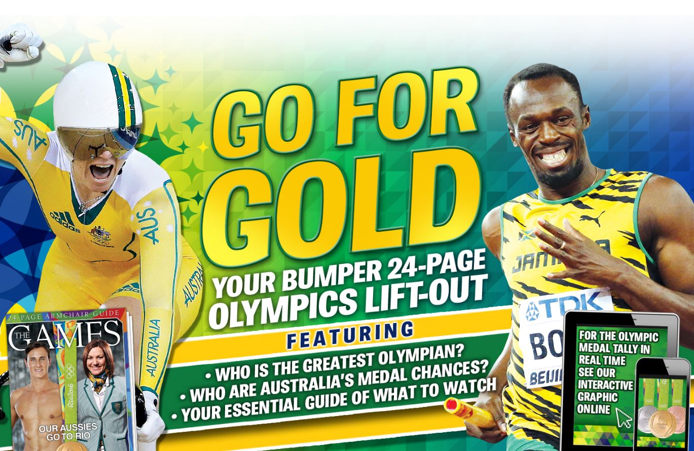 Get our full Olympic coverage in this bumper 24 page liftout