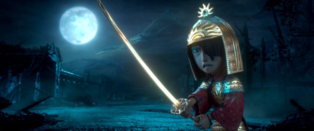 Kubo (Art Parkinson) faces off against the vengeful Moon King in the movie Kubo and The Two Strings. Kubo (Art Parkinson) faces off against the vengeful Moon King in the movie Kubo and The Two Strings.