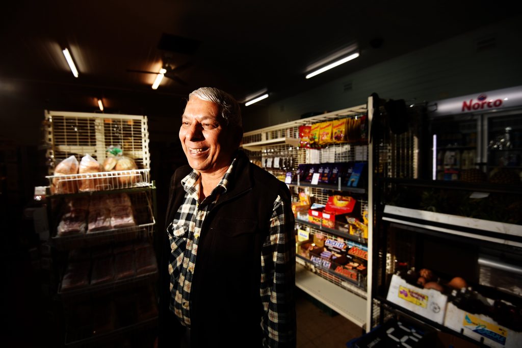 Bexhill General Store owners George Singh will be saying goodbye to the store this Saturday. Photo Marc Stapelberg / The Northern Star Bexhill General Store owners George Singh will be saying goodbye to the store this Saturday. Photo Marc Stapelberg / The Northern Star