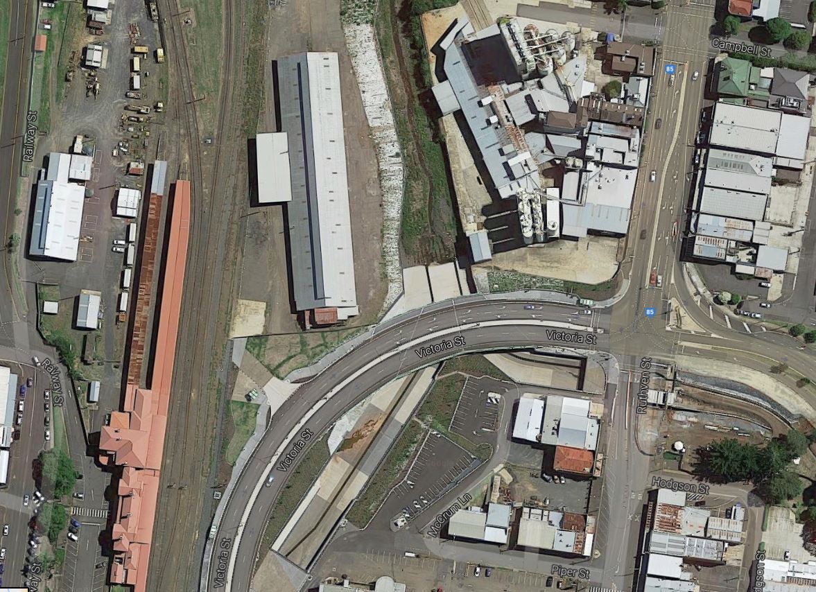 Toowoomba Railway Goods Shed on Victoria St