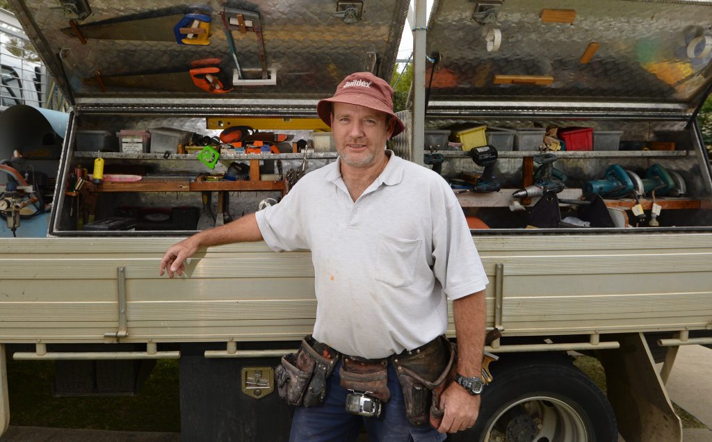 Rockhampton builder Wayne Foster thinks there may be an improvement in the building industry in Central Queensland. Photo: Chris Ison / The Morning Bulletin Rockhampton builder Wayne Foster thinks there may be an improvement in the building industry in Central Queensland. Photo: Chris Ison / The Morning Bulletin