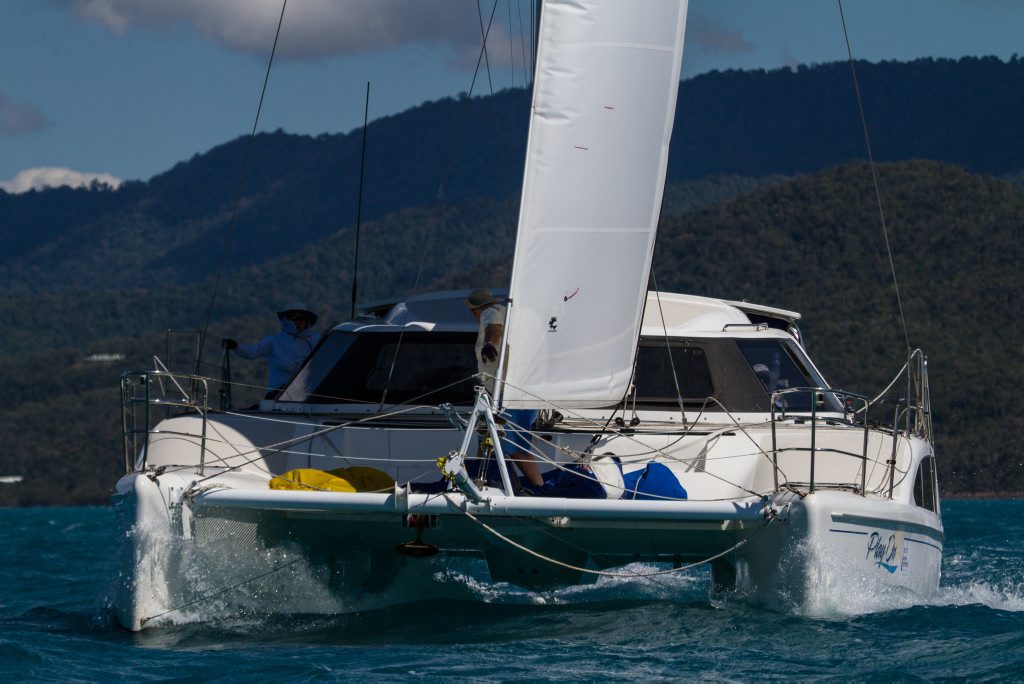 Play On in action on day three of racing. Photo: Shirley Wodson Photography